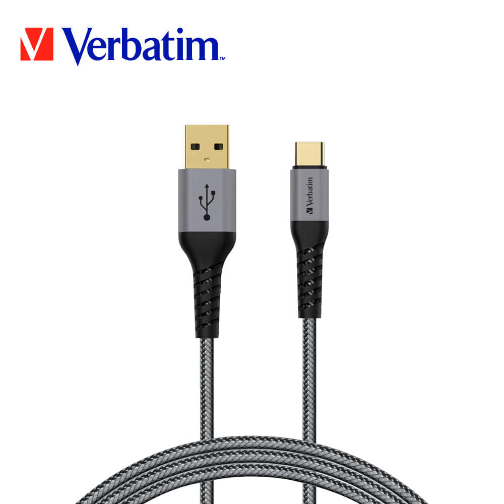 버바팀 케블라 케이블 USB-A to C 타입 [그레이] /방탄섬유 /보증2년 /안드로이드/타입C